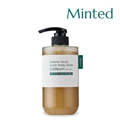 [민티드] 티트리 아크네 스크럽 바디워시 500ml (MTD_BW)
