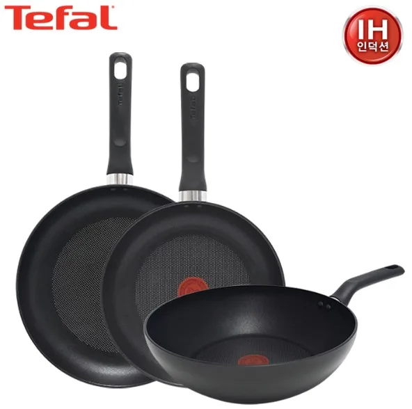 [테팔] 인덕션 델리커시 티타늄 프라이팬 24cm+28cm+멀티팬 28cm