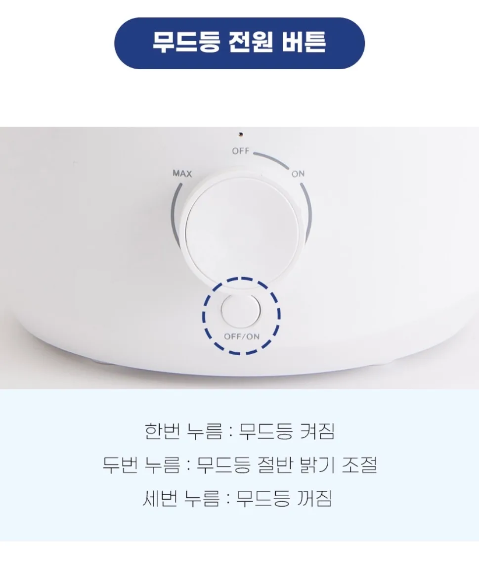 상품코드 : H3750 [셰퍼] 아쿠아 무드등가습기 (JSK-N4076)