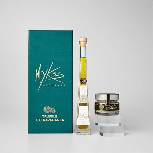 [마이크고메] 화이트트러플 오일100ml x 블랙트러플 소금100g 2종세트 + 쇼핑백
