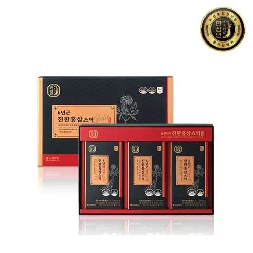 [농협홍삼 한삼인] 6년근 진한홍삼스틱 30포 10g × 30포 + 쇼핑백
