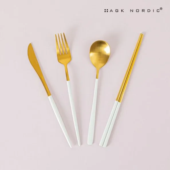 [AGK NORDIC] 헤닝 커트러리 세트 골드