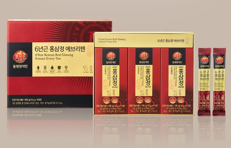 [동원천지인] 6년근 홍삼정 에브리텐 10g*30포 (건강기능식품)