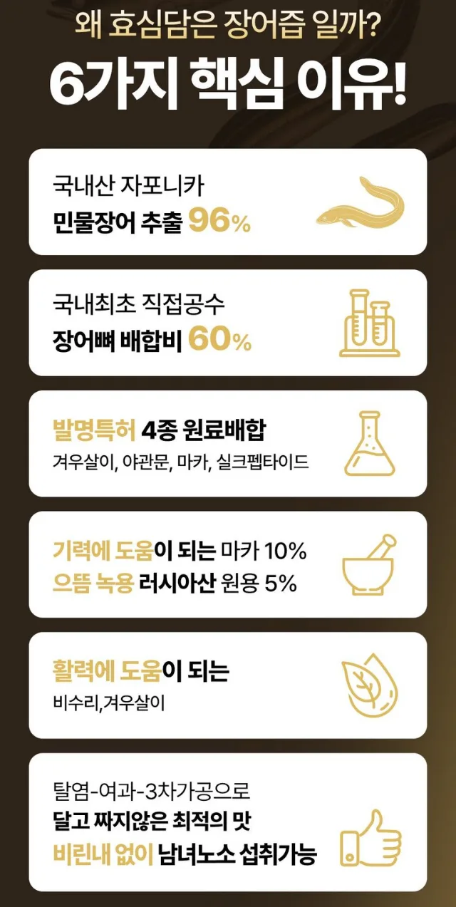 효심담은 천하장어 장어진액 선물세트 80ml 30개