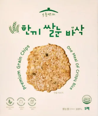 곡물명가 100% 국내산 한끼 쌀눈 바삭 5봉지 사진 2