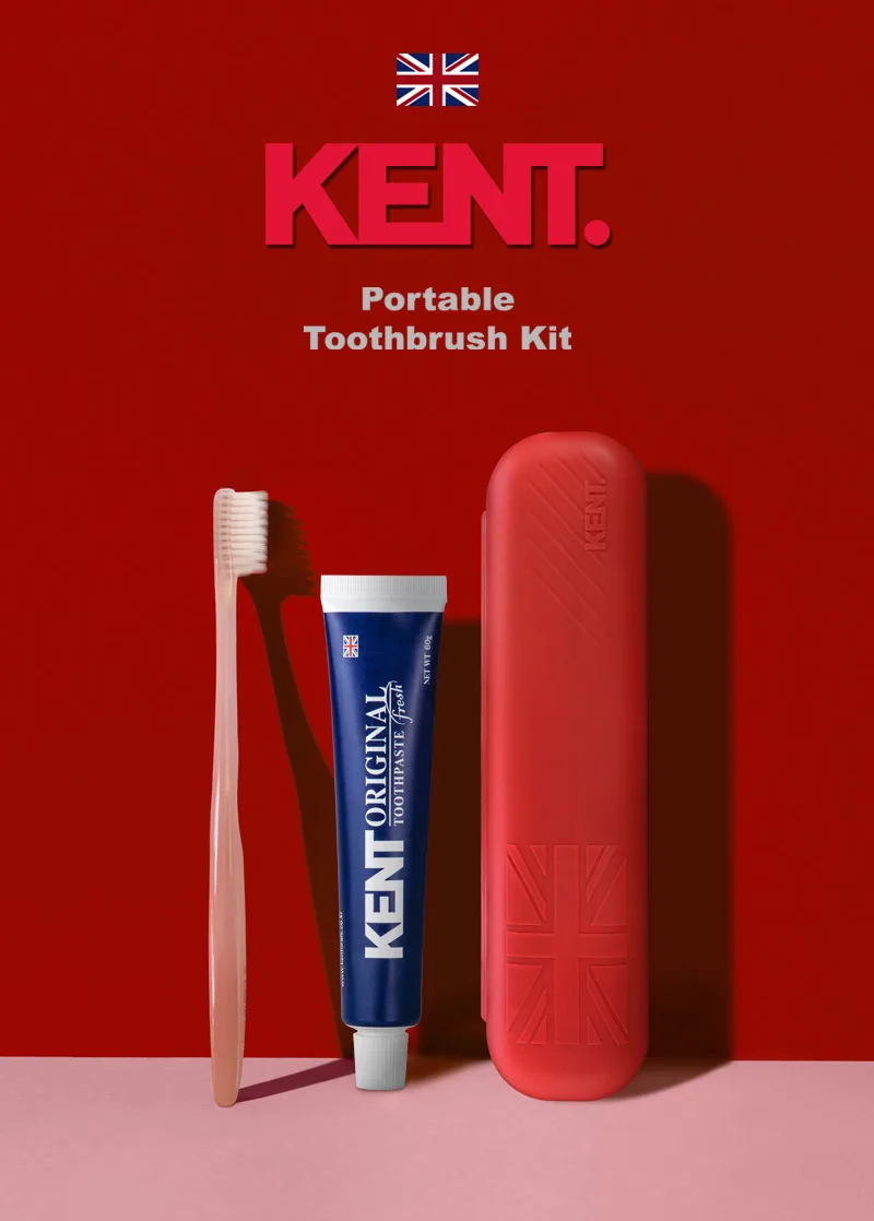 상품코드 : WC025 켄트 치약2개+여행용키트(치약2+칫솔)