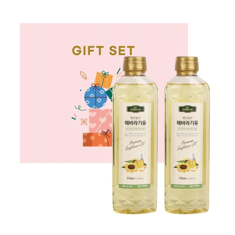 [웰크리] 햇살품은 해바라기씨유 (PET) 410ml 2p