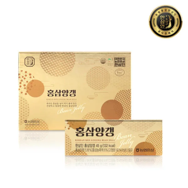 [농협홍삼 한삼인] 홍삼양갱 45g x 15입