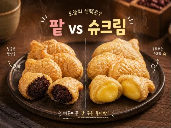상품코드 : BSC007 [붕어당] 미니 붕어빵 750g (통팥앙금 / 슈크림)