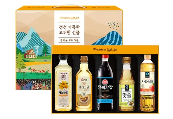 정성 가득한 즐거운 요리 5종 프리미엄 선물세트