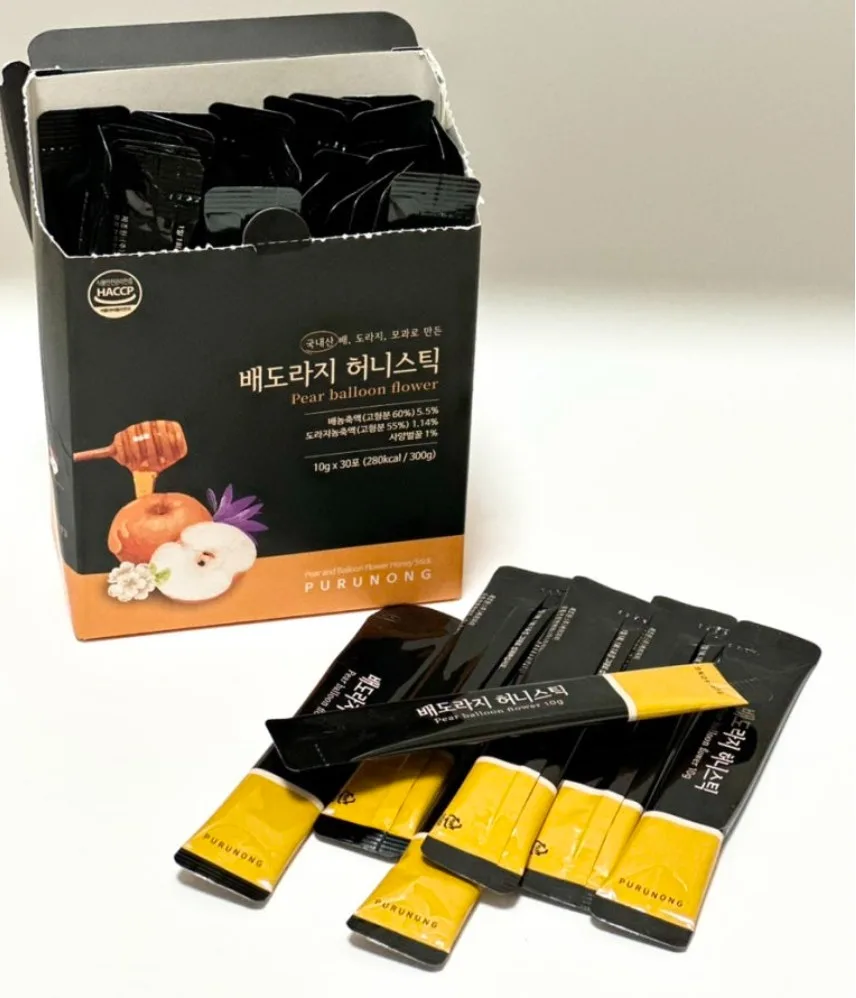 푸르농 국내산 배도라지 허니스틱 30포
