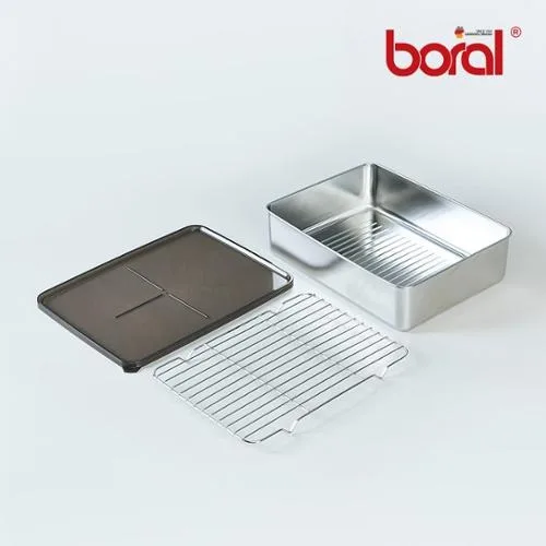 [보랄] 스테인레스 스퀘어 밧드 3P(26.5cm) BR-BT300S