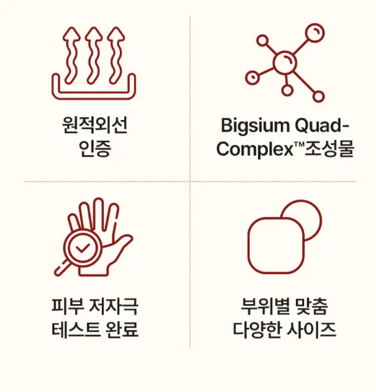 상품코드 : BSH009 빅슘 마그네슘 패치 62매