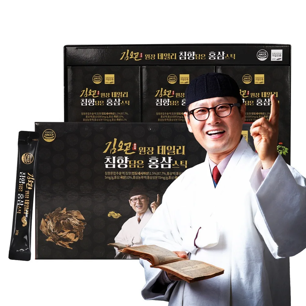 [김오곤원장] 데일리 침향담은 홍삼스틱 (10g x 30포)