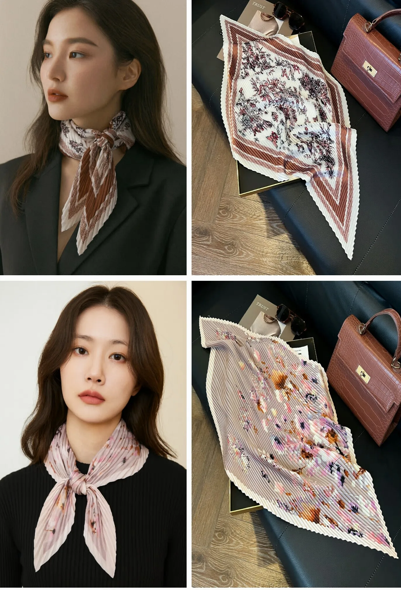 [블루밍] 셔링 스카프 1개