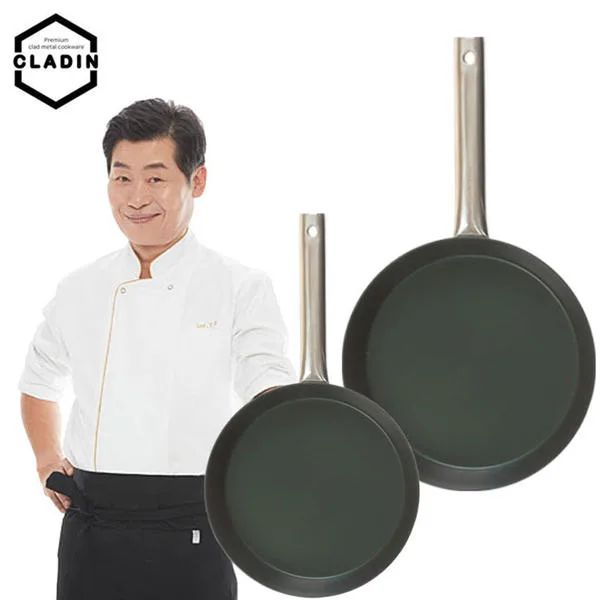 [클래딘] 이연복셰프 웨이블 스테인레스 후라이팬 2종 A세트
