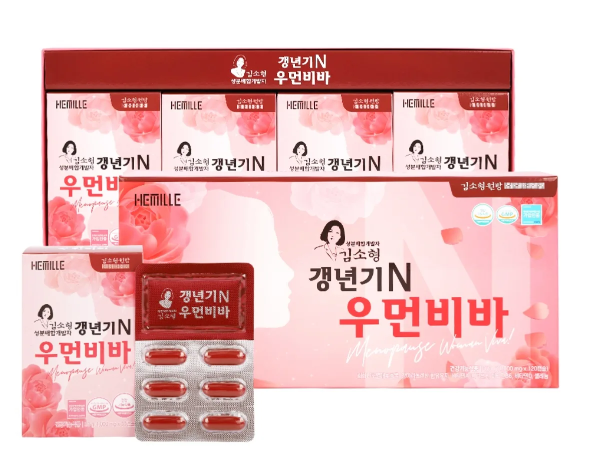 [김소형원방] 갱년기N우먼비바 (1000mgX120캡슐)