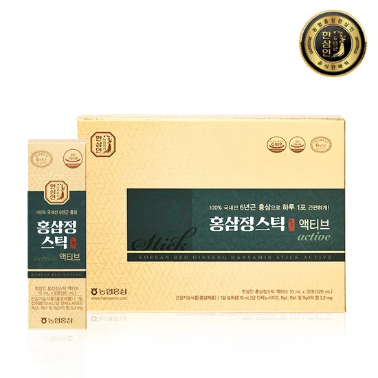 [농협홍삼 한삼인] 홍삼정스틱 액티브 10mL x 32포