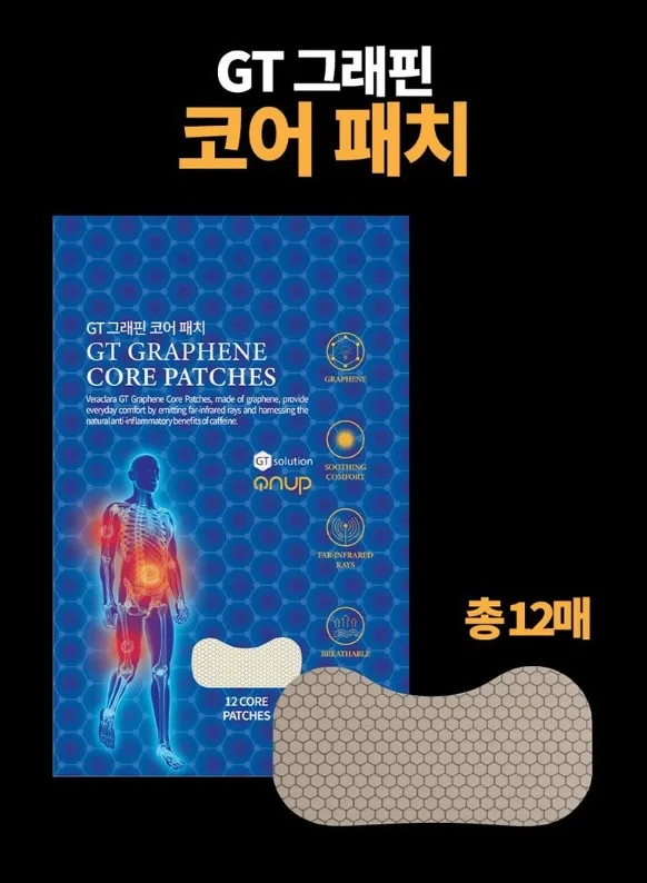 상품코드 : VR006 <마마무 솔라 추천픽!> GT 그래핀 패치 3종세트 (코인/조인트/코어)
