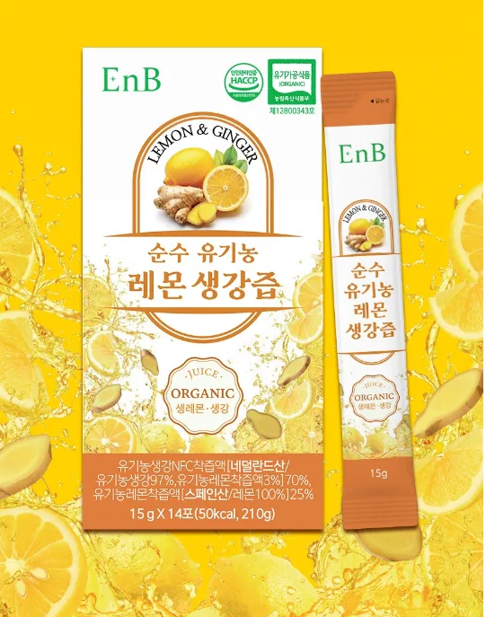 [EnB] 순수유기농 레몬생강즙(15gX14포)