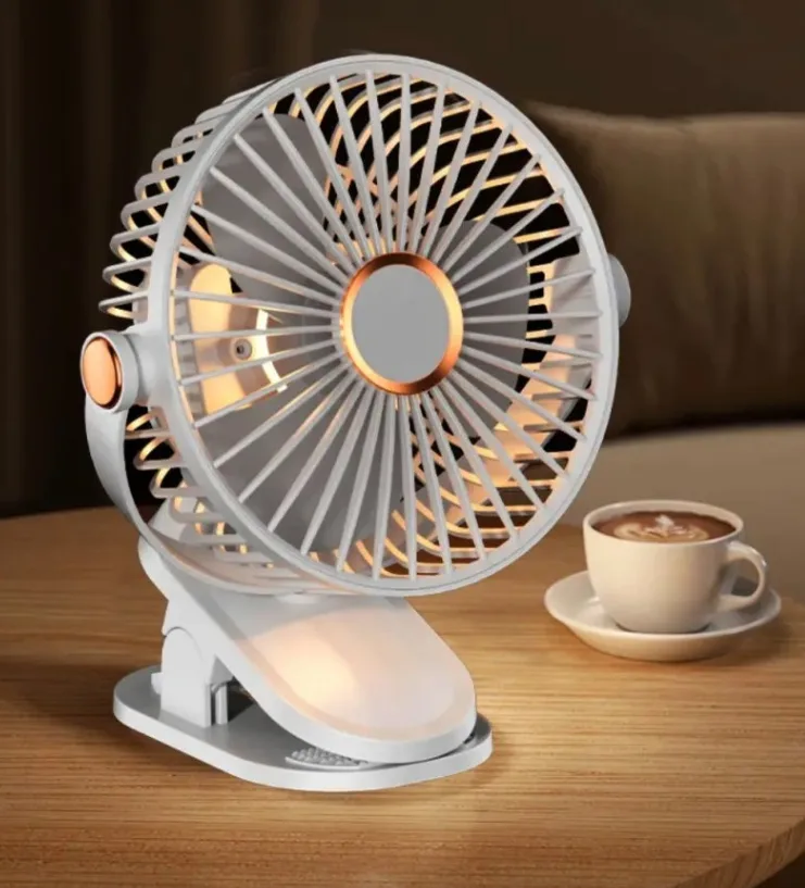 블루밍 집게형 휴대용 무선 탁상선풍기 (낱개발주용)