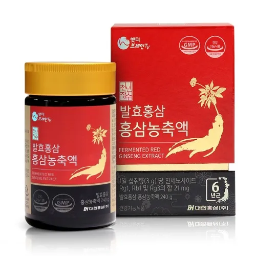 [대한홍삼] 천년장수 발효홍삼 홍삼농축액 240g / 홍삼농축액100%