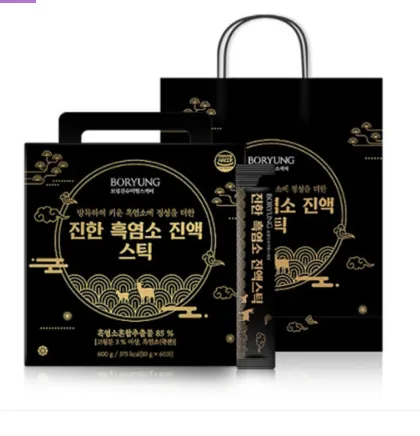 [보령] 진한흑염소 진액스틱 60포 + 쇼핑백포함(일반식품)