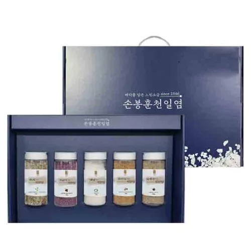 [손봉훈] 솔트레인보우 실속 5종 선물세트 A (소금 5)