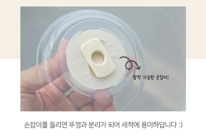 상품코드 : NDN001 전자레인지용 스팀 찜기 1단 세트