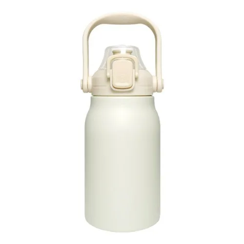 [쿠팸]-C8 탑 핸들 와이드 텀블러 1000ml 코코넛밀크