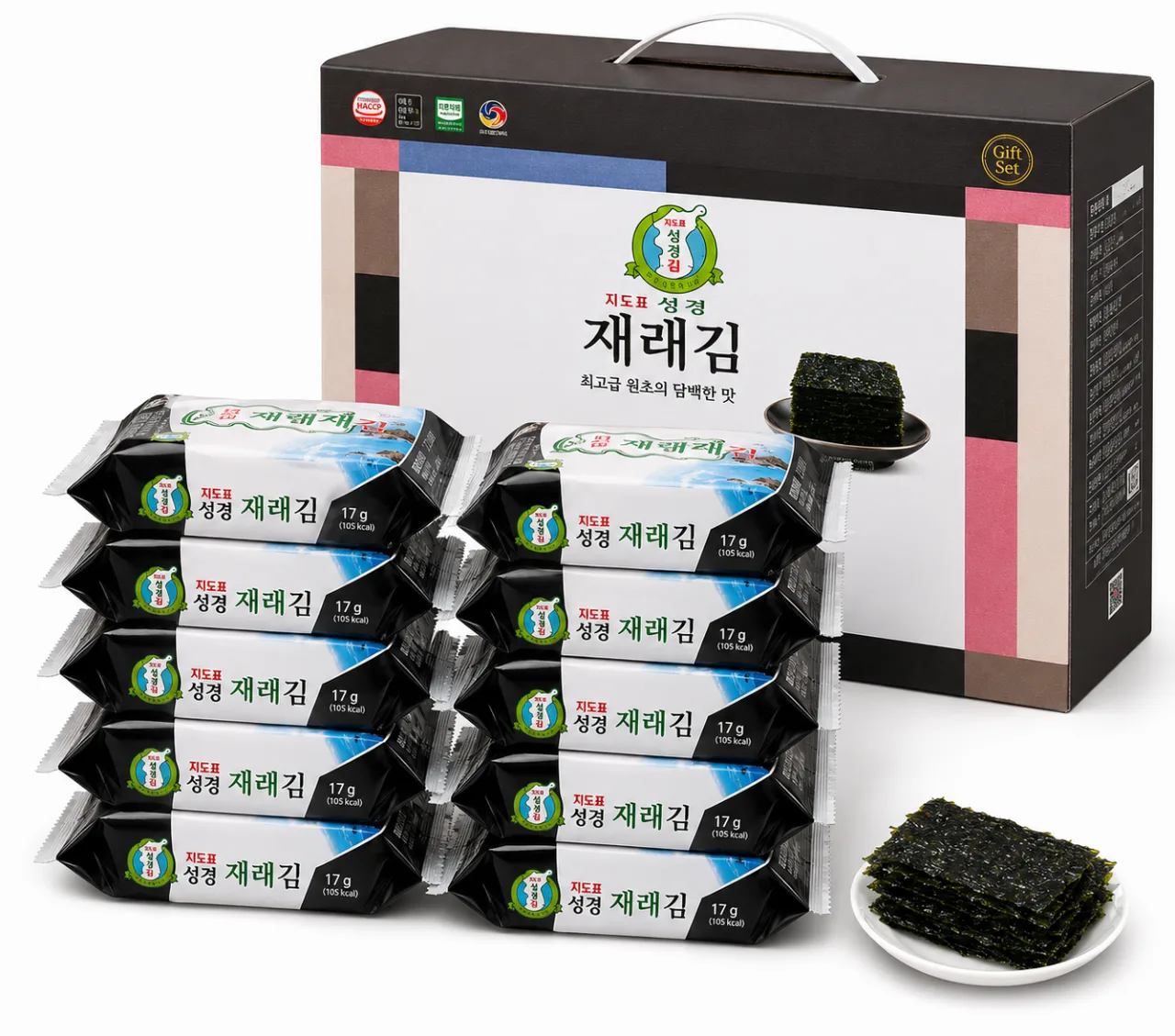상품코드 : GLB0128 지도표 성경김 선물 G호 (카톤발주용)