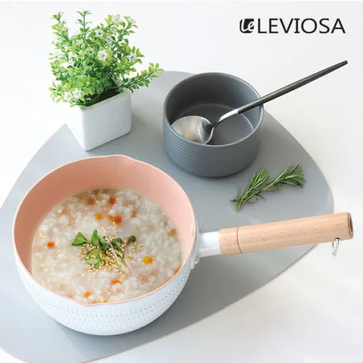 [레비오사] 마블코팅 IH 편수냄비 (LEMB-IH18)