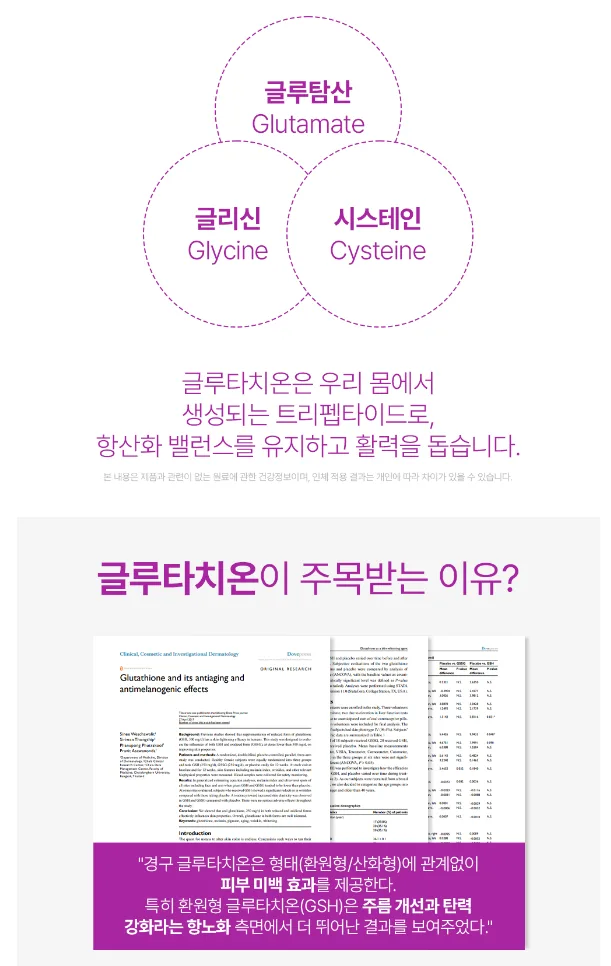 바지오포켓 글루타치온 20정