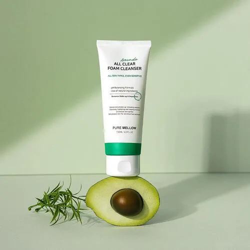 [퓨어멜로우] 아보카도 올클리어 클렌징폼 150ml