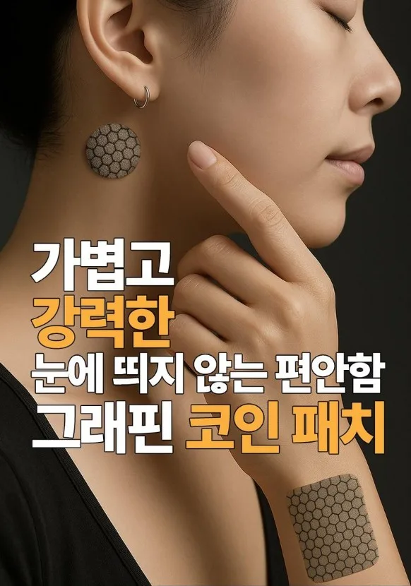상품코드 : VR006 <마마무 솔라 추천픽!> GT 그래핀 패치 3종세트 (코인/조인트/코어)