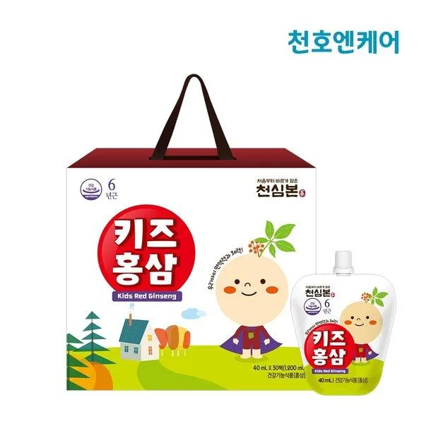[천호엔케어] 천심본 키즈홍삼 40mL x 30개입