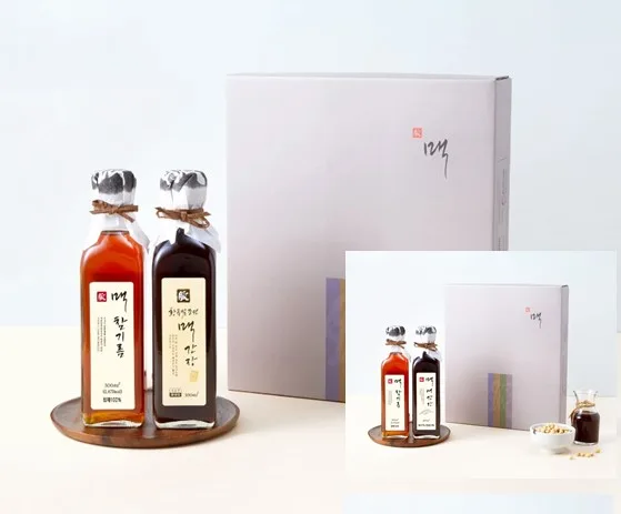 [맥꾸룸] 맥명인 기획2종세트 (참기름,황금빛간장) + 쇼핑백