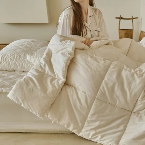 [라뽐므] 사계절용 라울 60수 100% 호주산 천연양모 이불(Q)1.3kg (홈쇼핑히트상품)