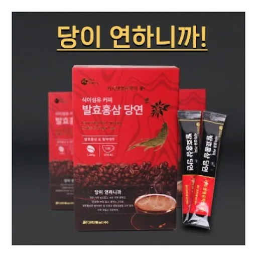 [대한홍삼] 발효홍삼 당연커피 12g x 100스틱