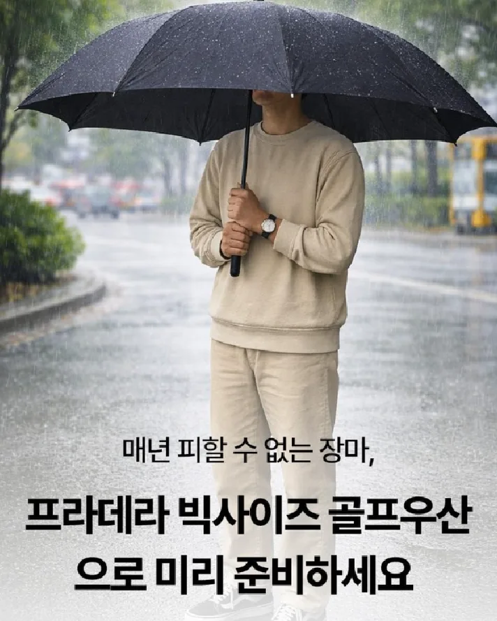 자외선차단기능 프리미엄 153cm 초대형 우산