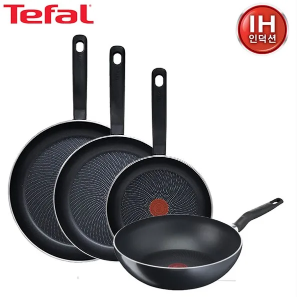 [테팔] 퍼펙트 쿠킹 다크 인덕션 프라이팬 24cm+28cm+32cm+멀티팬 28cm