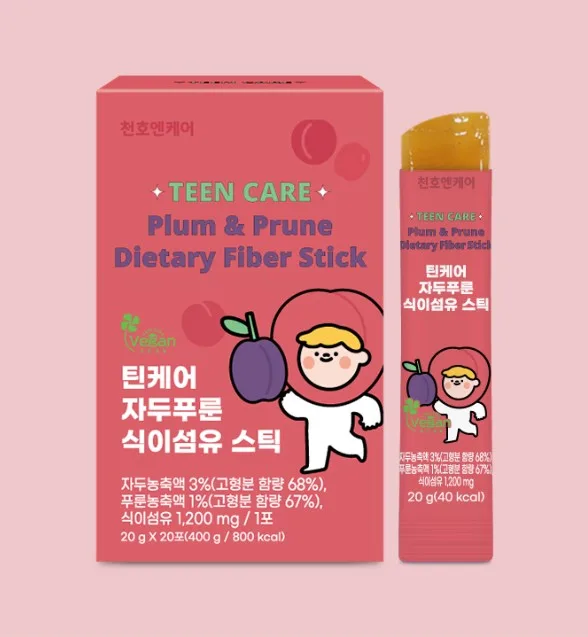 [천호엔케어] 틴케어 자두푸룬 식이섬유 스틱 (20g*20포)