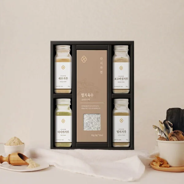 [다시자연] 근본 자연조미료 5종세트 5호 + 쇼핑백 (신세계백화점 판매 상품)