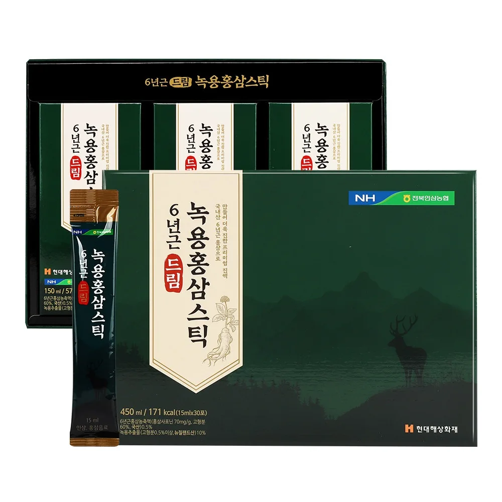 [지리산마천농협] 드림 녹용 홍삼스틱 (15mlx30포)