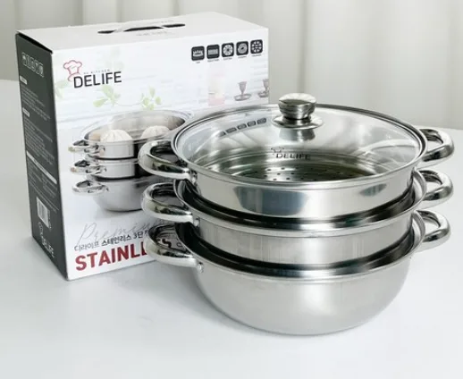 상품코드 : J650 디라이프 3단 찜 전골냄비 28cm