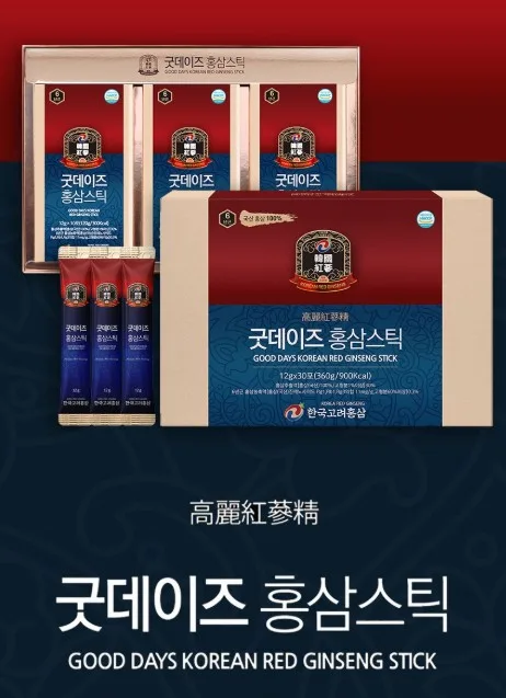 [한국고려홍삼] 굿데이즈 홍삼스틱 12gx30포