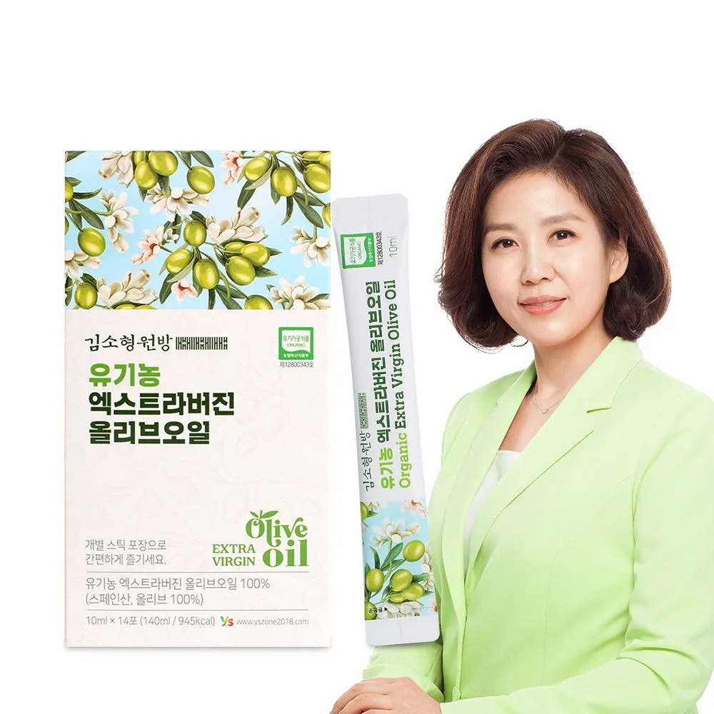 김소형원방 유기농 엑스트라버진 올리브오일 10ml x 14포