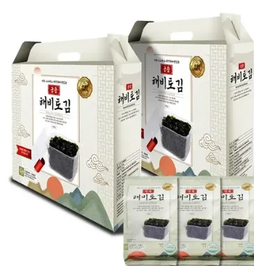 광천 해비토김 식탁김 10봉 선물세트