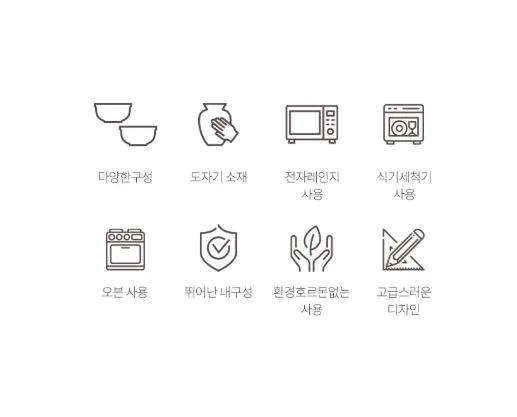 아젤리아 찬통 디나 8p 세트