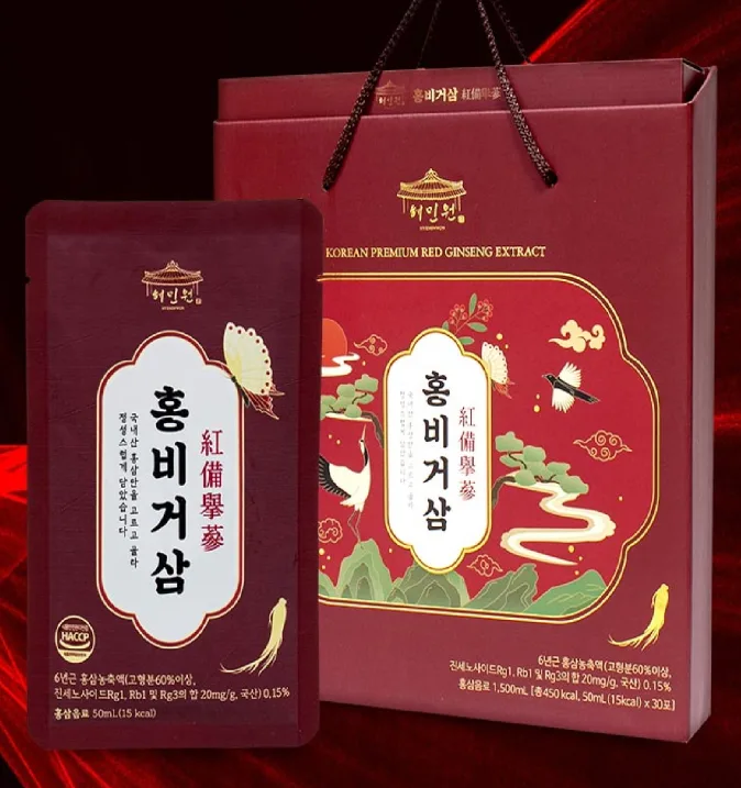 [혜민원] 홍비거삼 홍삼파우치 50ml*30포